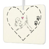 ハートエアーフレッシュナー カーエアーフレッシュナー (左)