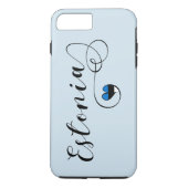 ハートエストニア携帯電話ケース，エストニア Case-Mate iPhoneケース (裏面)