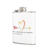 ハートエマーソン引用文 フラスク (左)