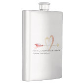 ハートエマーソン引用文 フラスク (右)