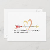 ハートエマーソン引用文 ポストカード (正面/裏面)