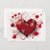 ハートエレガントはがき ポストカード (正面/裏面)