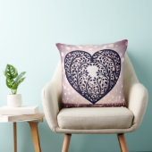 ハートエレガントシルエット クッション (椅子)