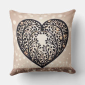 ハートエレガントシルエット クッション (裏面)