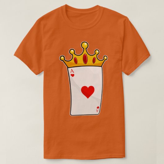 ハートエースウィズクラウン Tシャツ (デザイン正面)