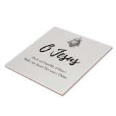 ハートオブイエズス祈りの言葉セラミックタイル タイル (側面)