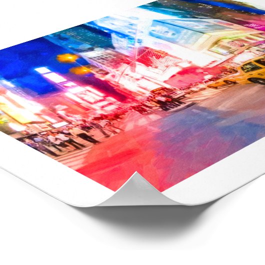 ハートオブタイムズスクエア – NYCミニ ポスター (角)