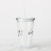 ハートオランダニューダーランド国旗 アクリルタンブラー (左)