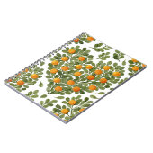 ハートオレンジ：緑の枝が大好き。 ノートブック (左側)