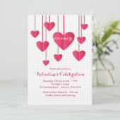 ハートオンアストリングコンアモア招待状 招待状 (スタンド正面)