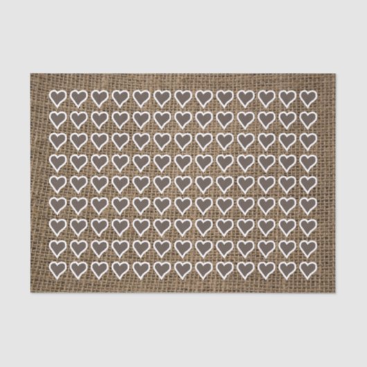 ハートオンダークバーラップ 薄葉紙 (正面)