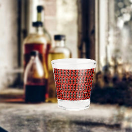 ハートオンチェッカーボード ショットグラス