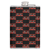 ハートオンチェッカーボード フラスク (裏面)