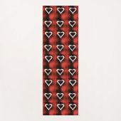 ハートオンチェッカーボード ヨガマット (正面)