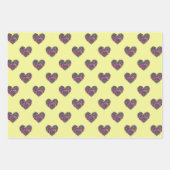 ハートオンパステル ラッピングペーパーシート (正面3)
