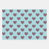 ハートオンパステル ラッピングペーパーシート (正面2)