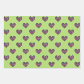 ハートオンパステル ラッピングペーパーシート (正面)