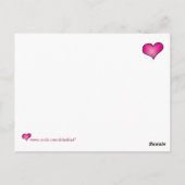 ハートオン火災 – はがき (裏面)