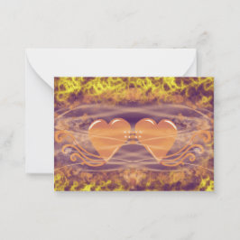 ハートオン火災 ノートカード