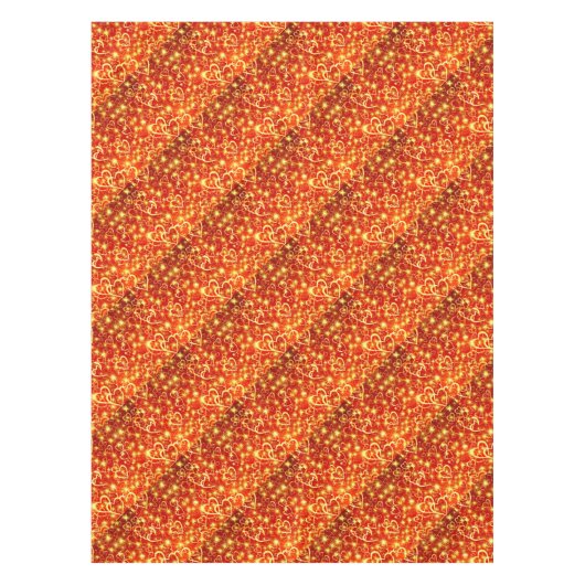 ハートオン火 テーブルクロス (正面)