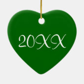 ハートオーナメントと小人 セラミックオーナメント (裏面)