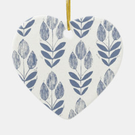ハートオーナメント – アムステルダムからチューリップ セラミックオーナメント