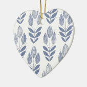 ハートオーナメント – アムステルダムからチューリップ セラミックオーナメント (左)