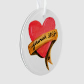 ハートオーナメント オーナメント (正面)
