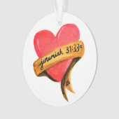 ハートオーナメント オーナメント (正面)