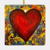 ハートオーナメント セラミックオーナメント (正面)