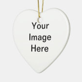ハートオーナメント セラミックオーナメント (左)