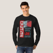 ハートオープン、愛が入るかもしれない（バレンタインデー） Tシャツ (正面フル)