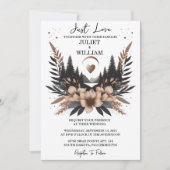 ハートカジュアルを愛ファンシーするだけ結婚で 招待状 (正面)