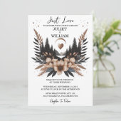 ハートカジュアルを愛ファンシーするだけ結婚で 招待状 (スタンド正面)