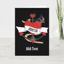 ハートカスタマイズ入墨。