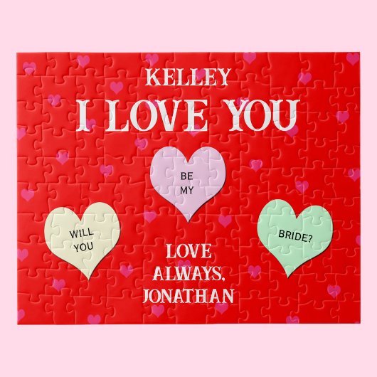 ハートカスタムは私の花嫁ジグソーパズル ジグソーパズル