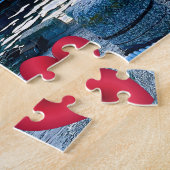 ハートカスタムカバーバックハーバーダスクコーンウォールフォト ジグソーパズル (側面)