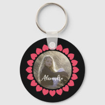 ハートカスタムサークルと少女の写真