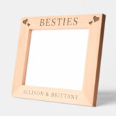 ハートカスタムズ友情 レーザー彫刻フレーム (左)