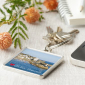 ハートカスタムセントアイブハーバーピアコーンウォールフォト キーホルダー (側面)