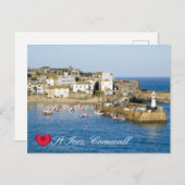 ハートカスタムセントアイブハーバーピアコーンウォールフォト シーズンポストカード (正面/裏面)