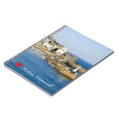 ハートカスタムセントアイブハーバーピアコーンウォールフォト ノートブック (左側)