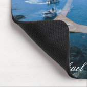 ハートカスタムセントミカエルズ山コーンウォールウィズボート マウスパッド (コーナー)