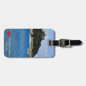 ハートカスタムセントミカエルズ山コーンウォールフォト ラゲッジタグ (正面横)