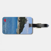 ハートカスタムセントミカエルズ山コーンウォールフォト ラゲッジタグ (裏面横)