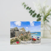 ハートカスタムセンネンハーバーボーツコーンウォールフォト シーズンポストカード (スタンド正面)