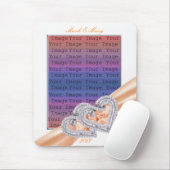 ハートカスタムタンゲリンリボンマウスパッド マウスパッド (マウス)