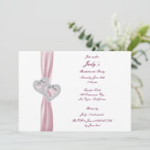 ハートカスタムバチェロレッテ招待状 招待状 (スタンド正面)