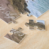 ハートカスタムホエールコーツSt Agnes Cornwall写真 ジグソーパズル (側面)