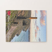 ハートカスタムホエールコーツSt Agnes Cornwall写真 ジグソーパズル (横)